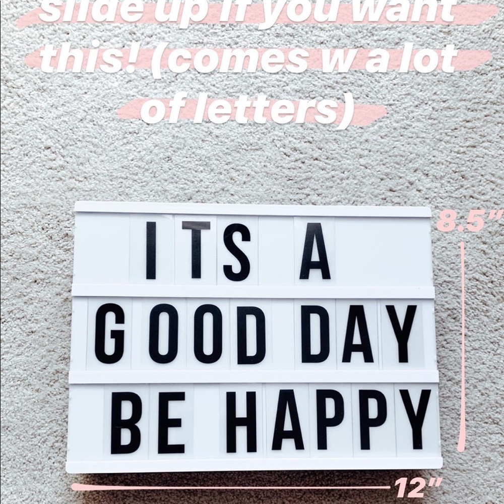 CUSTOMIZED LETTER BOARD